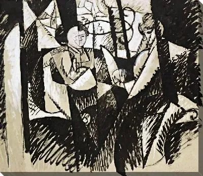 Картина Две женщины сидящие у окна