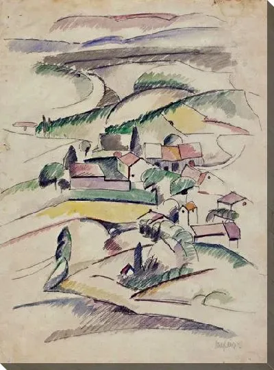 Картина Дом в долине