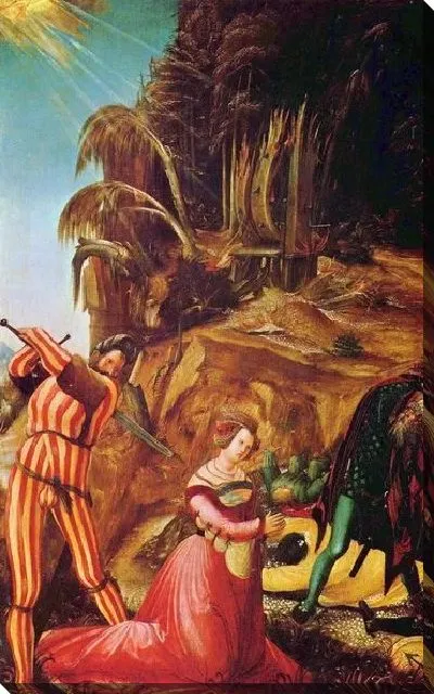 Картина Обезглавливание Святой Екатерины