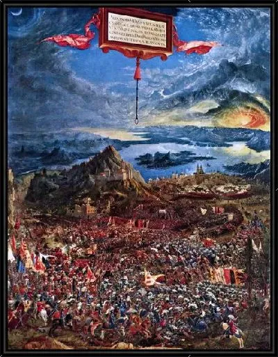 Картина Битва Александра