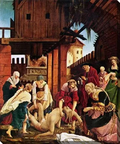 Картина Восстановленное тело Святого Себастьяна