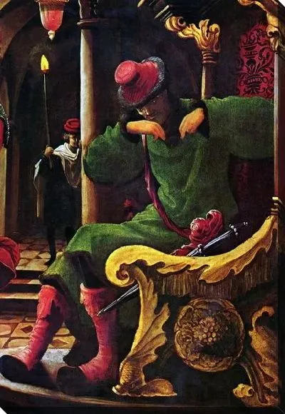 Картина Христос и Каифа. Фрагмент