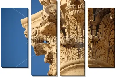 Модульная картина Деталь коринфской капители колонны
