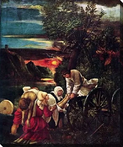 Картина Сцена из легенды о Святом Флориане