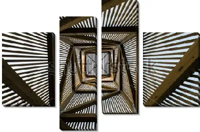 Геометрическая конструкция металлического тоннеля