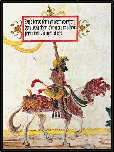 Картина Триумф Максимилиана. Фрагмент