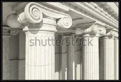 Классические капители греческих колонн