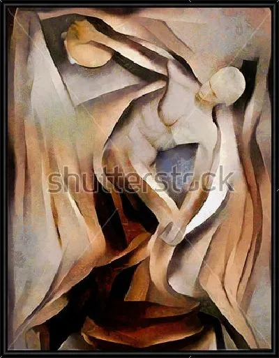 Картина Древнеримский дискобол в современном стиле