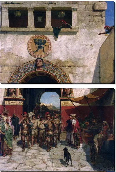 Картина Возвращающиеся пленники