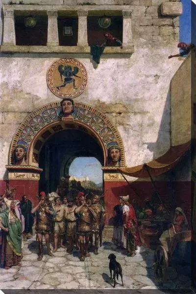 Картина Возвращающиеся пленники