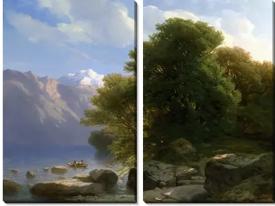 Картина Озеро Тун