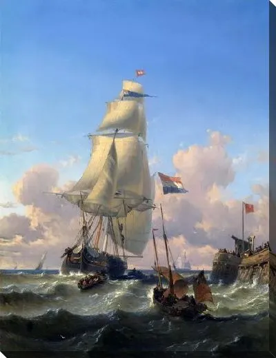 Картина Лодки у причала