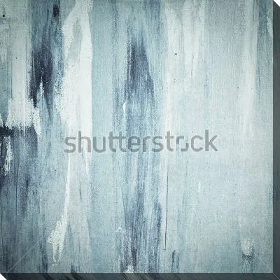 Картина маслом Серый лёд - композиция в оттенках серого и светло-голубого цвета