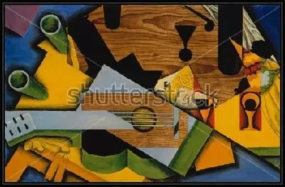 Натюрморт с гитарой, 1913