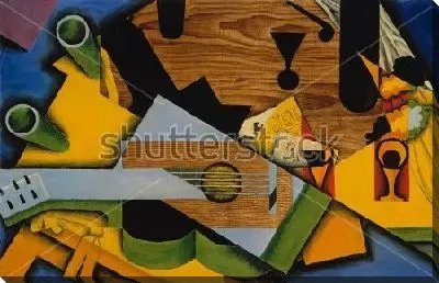 Натюрморт с гитарой, 1913