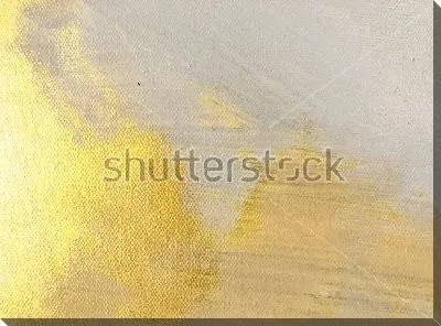 Картина маслом Красивое сочетание серого и светящегося золотого цвета