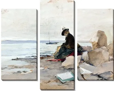 Картина Художник на пляже