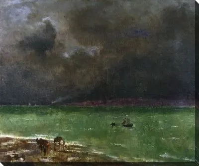 Картина Буря в Онфлер