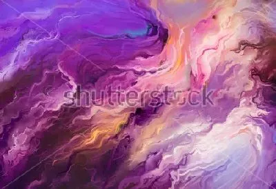 Плакат Фиолетовое пламя - яркая динамичная композиция с иллюзией движения огня