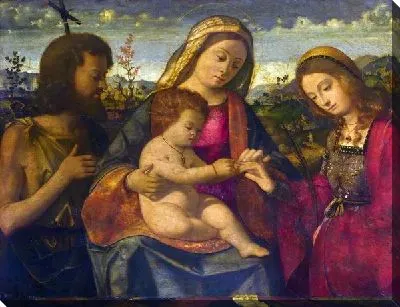 Картина Мадонна с младенцем и святыми (The Virgin and Child with Saints)