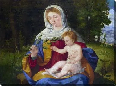 Картина Мадонна с младенцем и веткой оливы (The Virgin and Child with a Shoot of Olive)