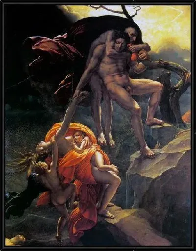 Картина Потоп (Scene de deluge, Scene of flood)