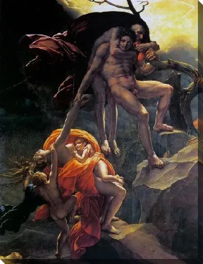 Картина Потоп (Scene de deluge, Scene of flood)