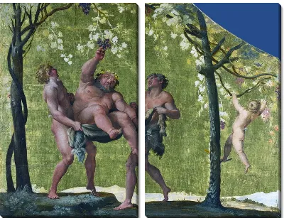 Картина Сбор винограда (Silenus gathering Grapes)