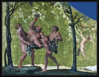Сбор винограда (Silenus gathering Grapes)