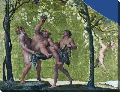 Картина Сбор винограда (Silenus gathering Grapes)