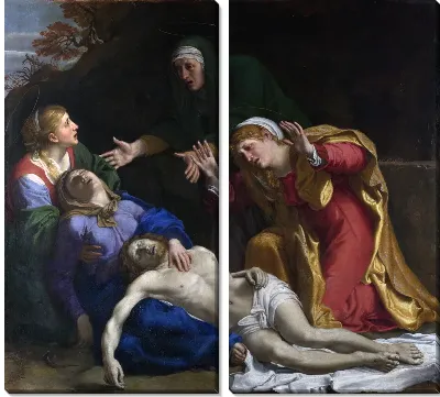 Картина Мертвый Христос (The Dead Christ Mourned (The Three Maries))