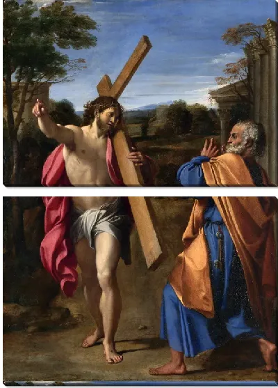 Картина Явление Христа (Christ appearing to Saint Peter on the Appian Way)
