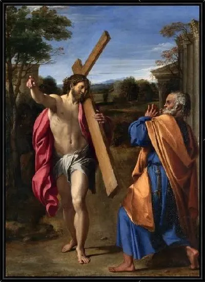 Картина Явление Христа (Christ appearing to Saint Peter on the Appian Way)