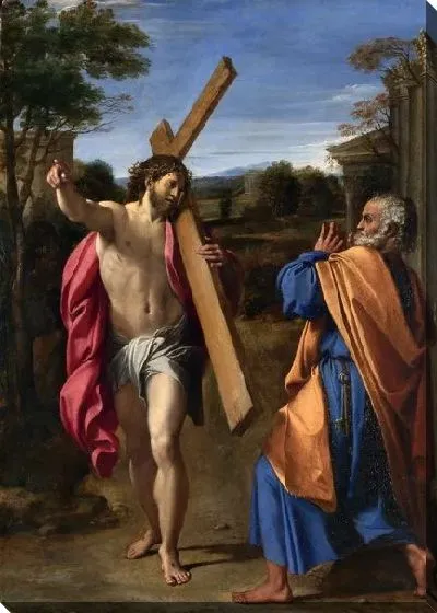 Картина Явление Христа (Christ appearing to Saint Peter on the Appian Way)