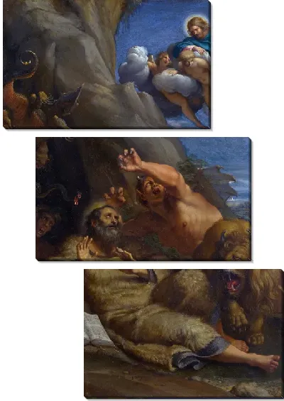 Картина Явление Христа святому Антонию Аббату (Christ appearing to Saint Anthony Abbot)