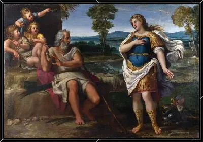 Эрминия укрывается (Erminia takes Refuge with the Shepherds)