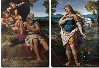 Эрминия укрывается (Erminia takes Refuge with the Shepherds)