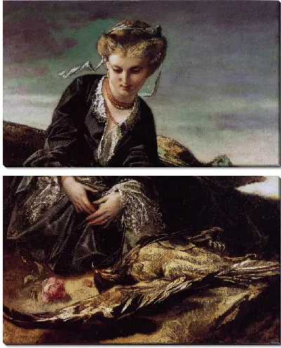 Картина Девушка с мертвой птицей (The girl with the dead bird)
