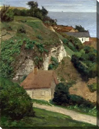 Картина Дом на скале (House on the cliffs near Fecamp)