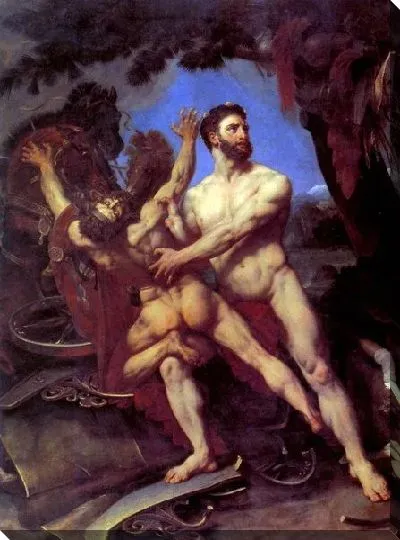 Картина Геркулес и Диомед, (Hercule a Diomede)