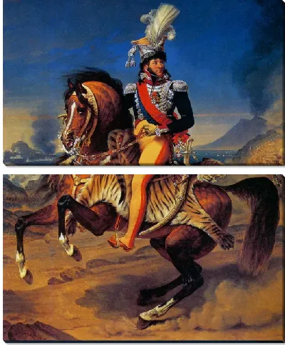 Картина Иоахим Мюрат, король Неаполя, конный портрет (Joachim Murat, king de Naples, equestrian portrait)