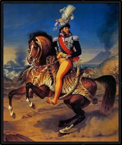 Картина Иоахим Мюрат, король Неаполя, конный портрет (Joachim Murat, king de Naples, equestrian portrait)