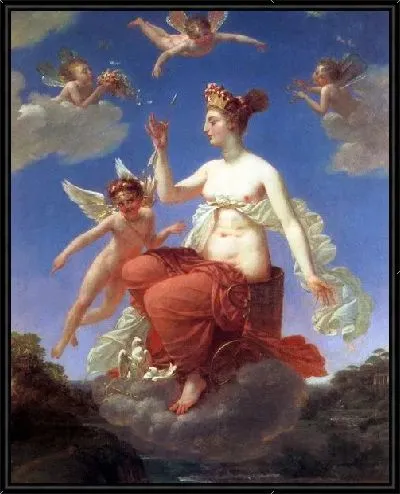 Картина Жалобы Венере (The Love pique by a bee, complains in Venus)