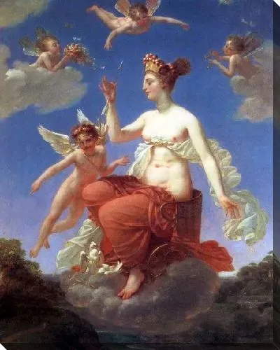 Картина Жалобы Венере (The Love pique by a bee, complains in Venus)