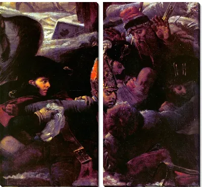 Картина Наполеон на поле битвы при Прейсиш-Эйлау. Фрагмент (Napoleon on the battle field of Eylau (Detail)