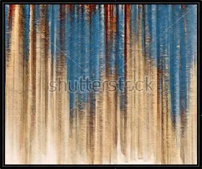 Композиция в оттенках бежевого и синего цвета на рельефном полосатом фоне