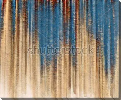 Композиция в оттенках бежевого и синего цвета на рельефном полосатом фоне