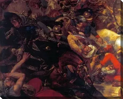 Картина Битва при Абукире. Фрагмент (Battle of Aboukir (Detail)