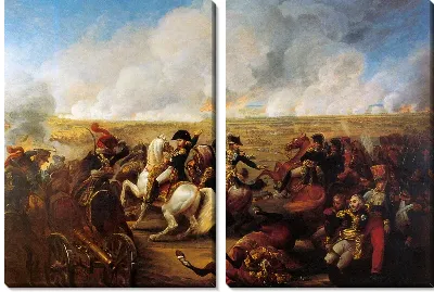 Картина Батай де Ваграм (Bataille de Wagram, 6 juillet 1809)