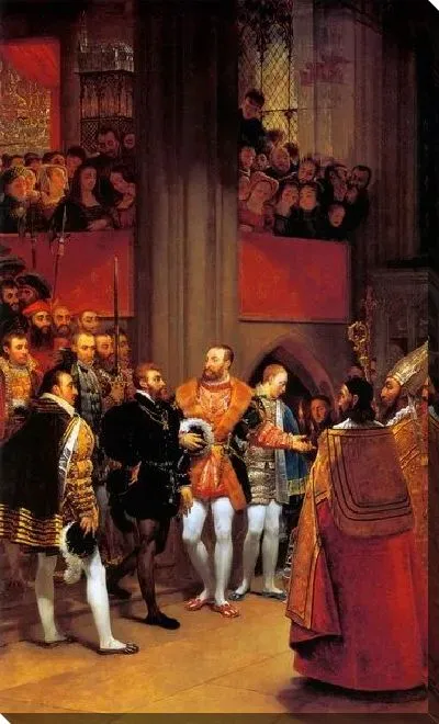 Картина Иеремия Франсуа и Чарльз (Jeremiah Francois and Charles July to visit the hills of Saint-Denis tombeaux)